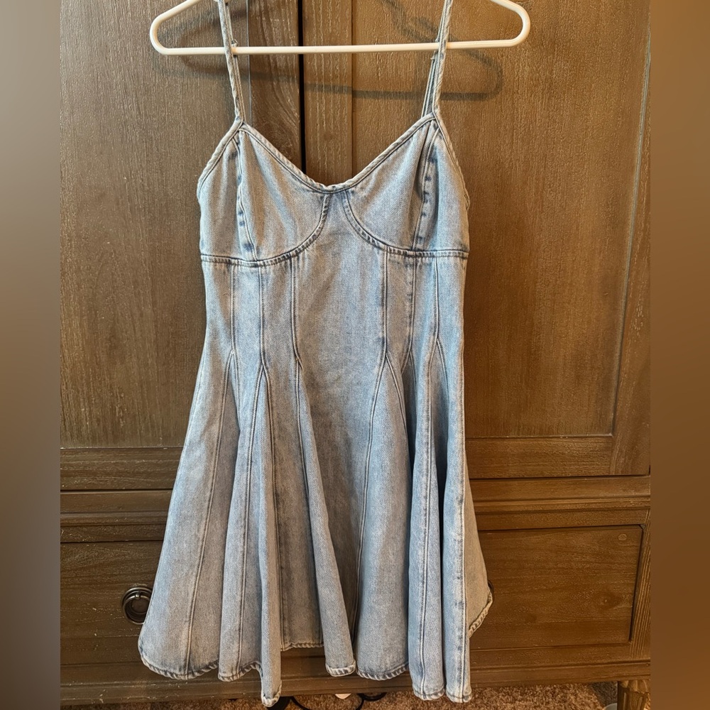 Light Blue Denim Dress